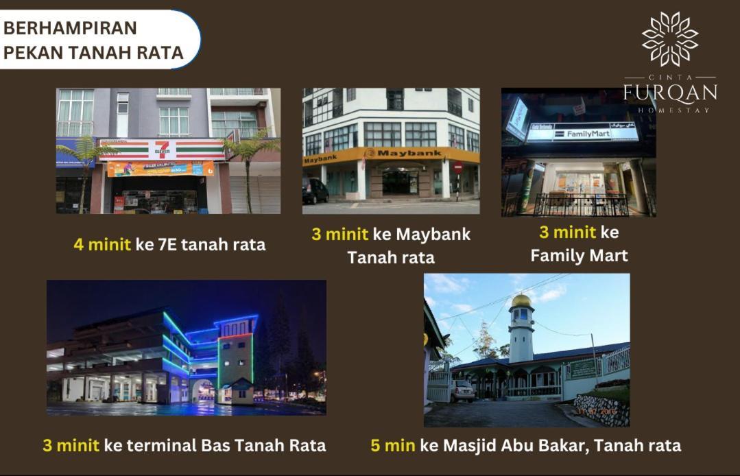 Homestay Cinta Furqan 1 - Apartment Cameron Highland Танах-Рата Екстер'єр фото